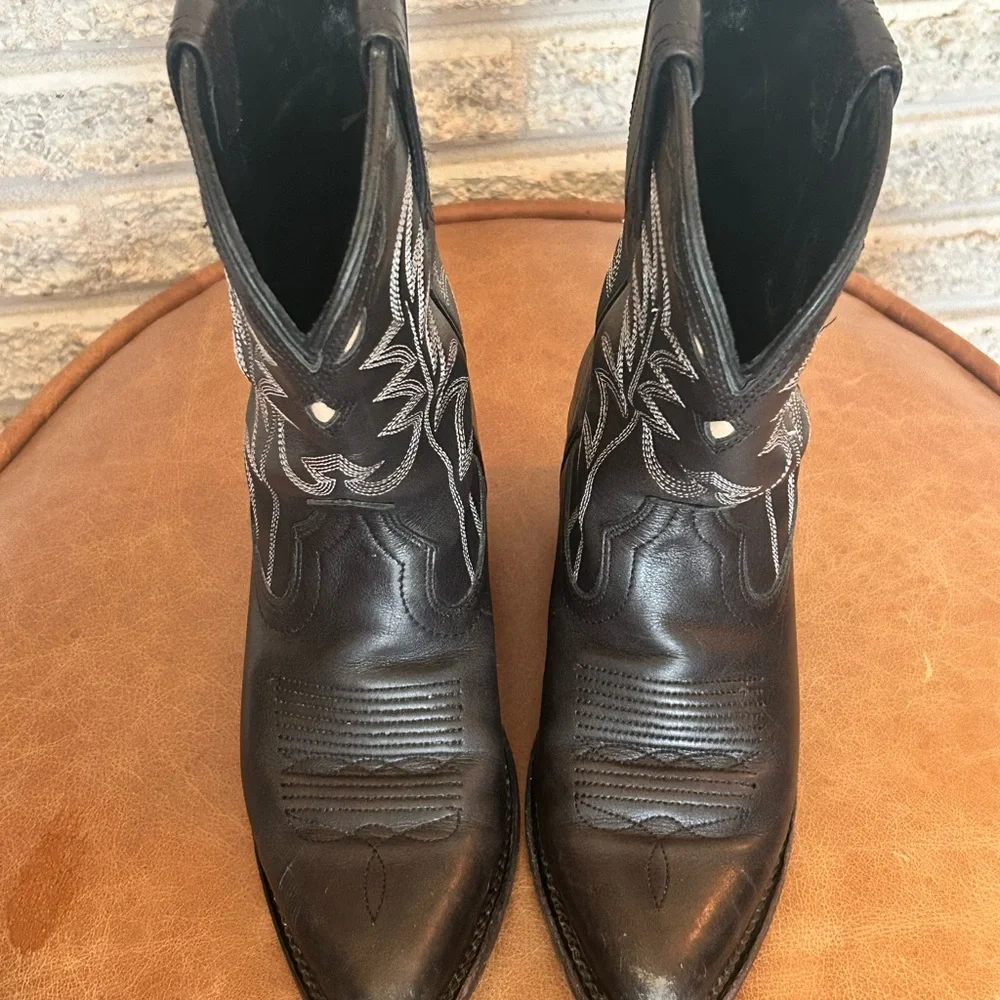 Tecovas “Jolene” Black Western Leather Boots - Picture 5 of 9